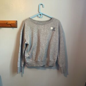 Old Navy Heather Gray Women's Crew Neck Sweater